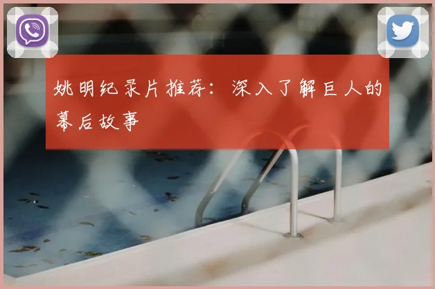 姚明纪录片推荐：深入了解巨人的幕后故事